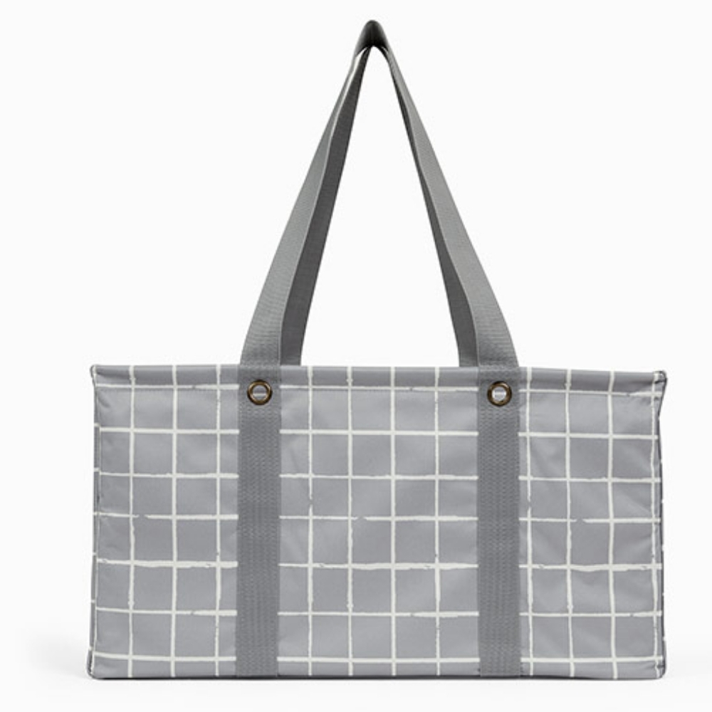 Thirty-One Deluxe Utility Tote in "Worn Gray"